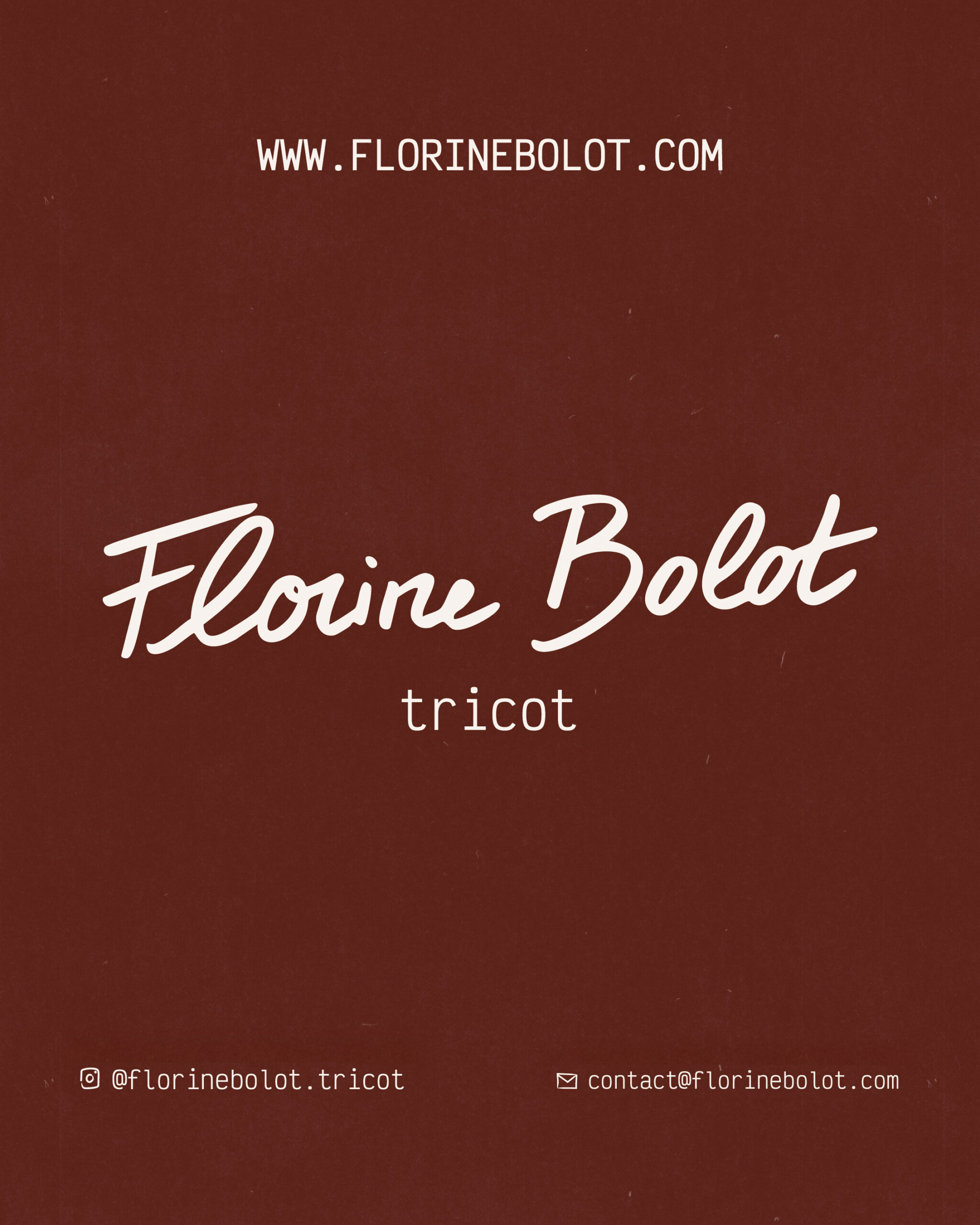 Florine Bolot Tricot